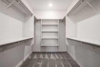 Large walk-in closets